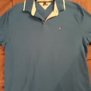 Blue Polo (Tommy Hilfiger) Tommy Logo